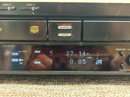 Sony RCD-W500C Cd Changer 5 Discs and CD Recorder * Remote * Fully Serviced * New Belts