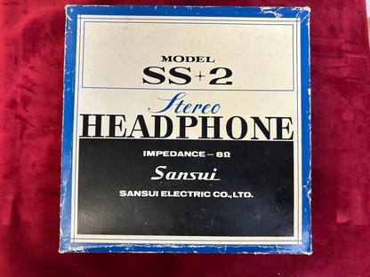 Sansui SS-2 Stereo Headphones w/Box