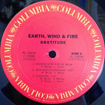 Earth, Wind & Fire : Gratitude (2xLP, Album, San)