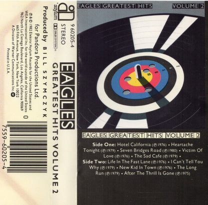 Eagles : Eagles Greatest Hits Volume 2 (Cass, Comp, SR,)