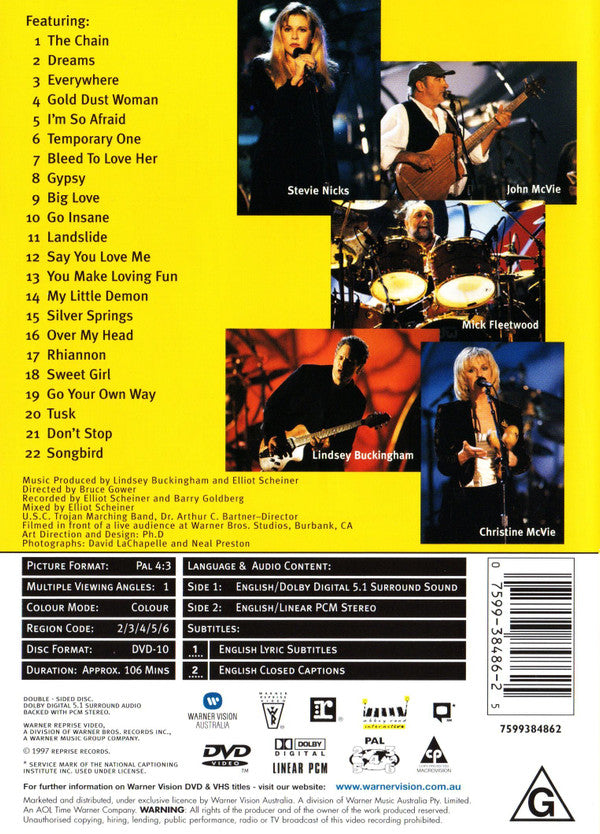 Buy Fleetwood Mac : The Dance (DVD-V, D/Sided, RE, Multichannel