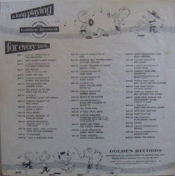 Art Carney, Susan Douglas, Anne Lloyd, Gil Mack*, Jack Lazare And The Sandpipers (2) : A Golden Treasury Of Fairy Tales (Songs And Stories Children Love To Hear) (LP, Album)