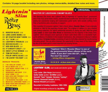 Lightnin' Slim* : Rooster Blues + 12 Bonus Tracks (CD, Album, RE, RM)