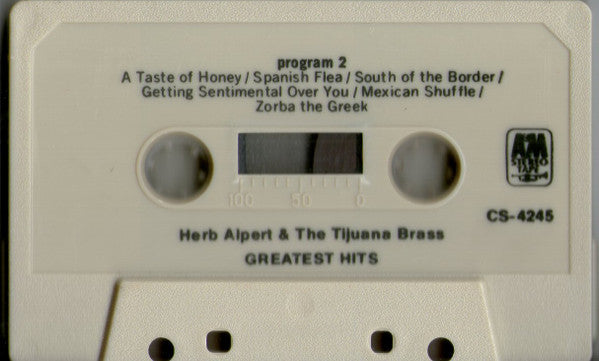 Herb Alpert & The Tijuana Brass : Greatest Hits (Cass, Comp)