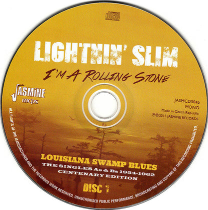 Lightnin' Slim* : I'm A Rolling Stone: Louisiana Swamp Blues (2xCD, Comp, Mono)