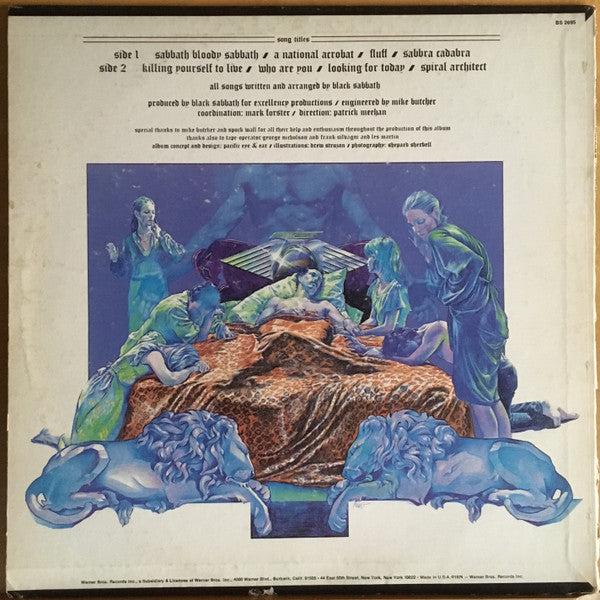 Black Sabbath : Sabbath Bloody Sabbath (LP, Album, Pit)