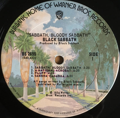 Black Sabbath : Sabbath Bloody Sabbath (LP, Album, Pit)