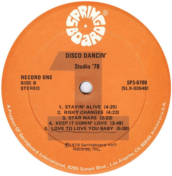 Studio '78 : Disco Dancin' (3xLP + Box)