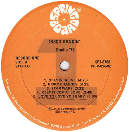 Studio '78 : Disco Dancin' (3xLP + Box)