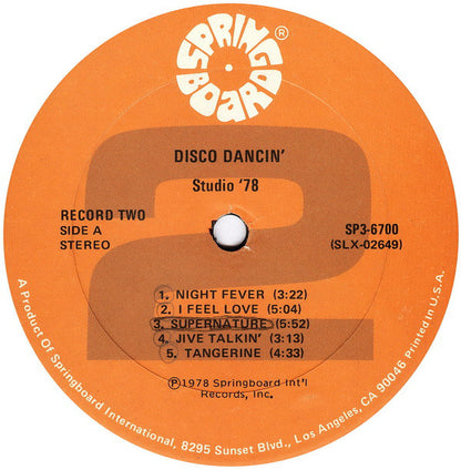 Studio '78 : Disco Dancin' (3xLP + Box)