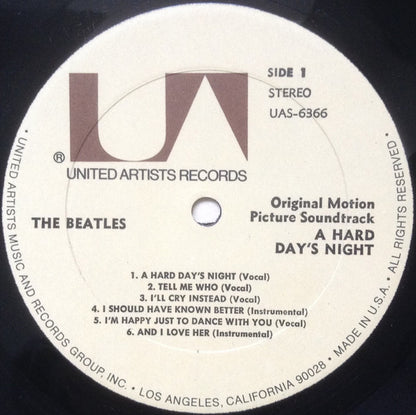 The Beatles : A Hard Day's Night (LP, Album, RE)
