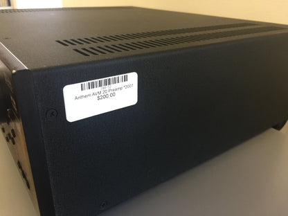 Anthem AVM 20 Stereo Preamplifier  * 2001 * Manual