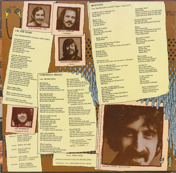 The Mothers : Over-Nite Sensation (LP, Album, Jac)