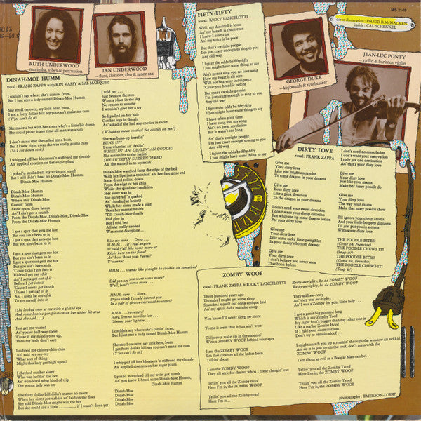 The Mothers : Over-Nite Sensation (LP, Album, Jac)