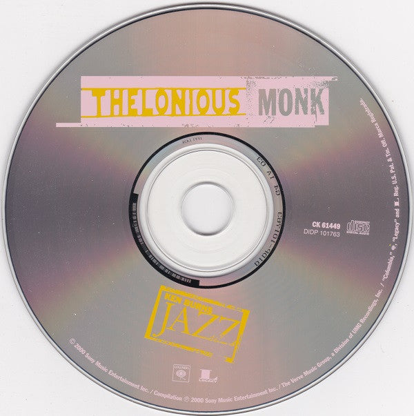 Thelonious Monk : Ken Burns Jazz (CD, Comp)