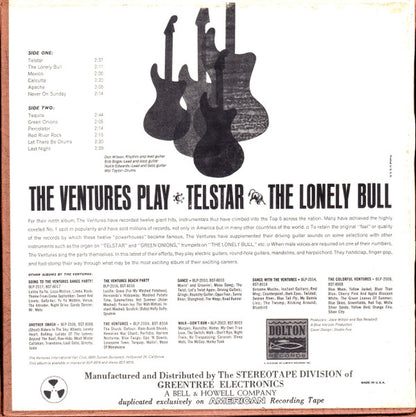 The Ventures : Play Telstar  (Reel, 4tr Stereo, 7" Reel, Album)