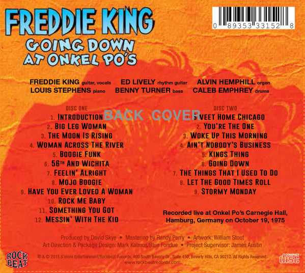 Freddie King : Going Down At Onkel Po's (2xCD, Album)