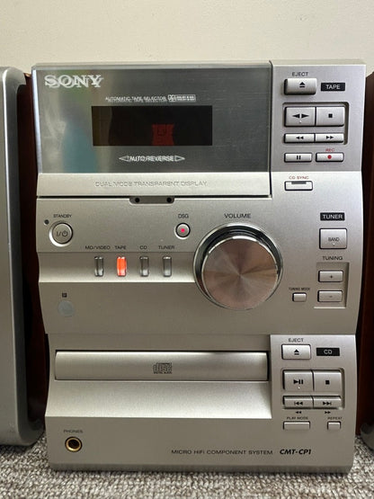 Sony HCD-CP1 CD Deck Receiver * CD - Radio - Cassette - Speakers - Remote