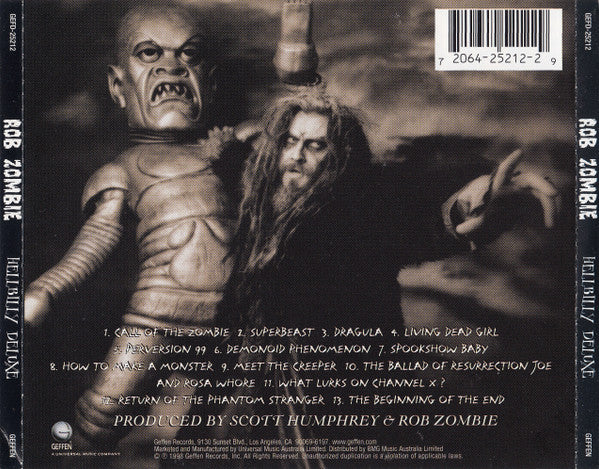 Rob Zombie : Hellbilly Deluxe (CD, Album)