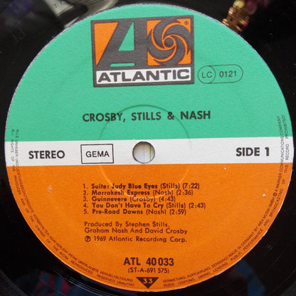 Crosby, Stills & Nash : Crosby, Stills & Nash (LP, Album, RE, Gat)