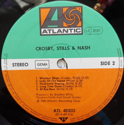 Crosby, Stills & Nash : Crosby, Stills & Nash (LP, Album, RE, Gat)