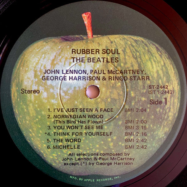 The Beatles : Rubber Soul (LP, Album, RP, Win)