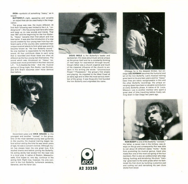 Iron Butterfly : In-A-Gadda-Da-Vida (CD, Album, Club, RE)