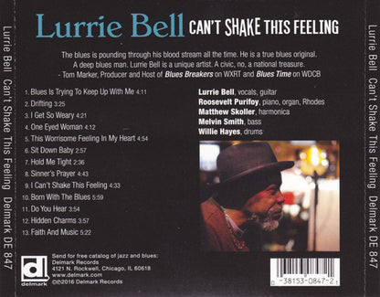 Lurrie Bell : Can't Shake This Feeling (CD, Album)