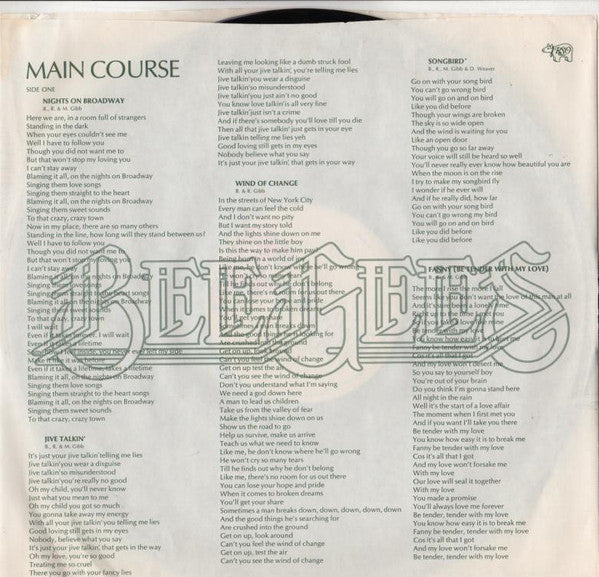 Bee Gees : Main Course (LP, Album, RE, Ter)