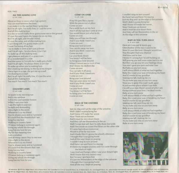 Bee Gees : Main Course (LP, Album, RE, Ter)