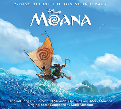 Lin-Manuel Miranda, Opetaia Foa'i and Mark Mancina : Moana [Deluxe Edition Soundtrack] (2xCD, Album, Dlx)
