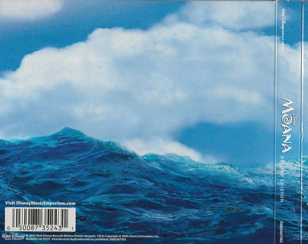 Lin-Manuel Miranda, Opetaia Foa'i and Mark Mancina : Moana [Deluxe Edition Soundtrack] (2xCD, Album, Dlx)