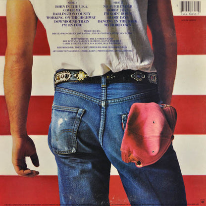 Bruce Springsteen : Born In The U.S.A. (LP, Album, Pit)
