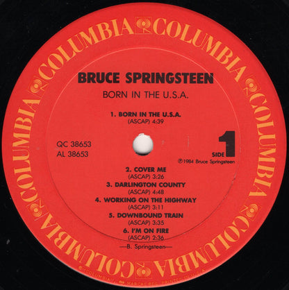 Bruce Springsteen : Born In The U.S.A. (LP, Album, Pit)
