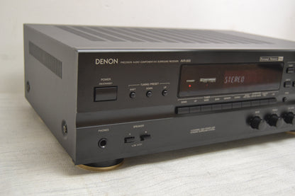 Denon AVR-900 Stereo Receiver * Remote * Fully Serviced * 60W RMS * Manual