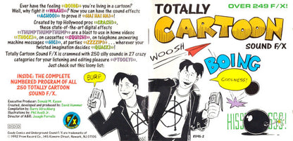 Various : Totally Cartoon Sound F/X (CD-ROM, Comp, DDD)
