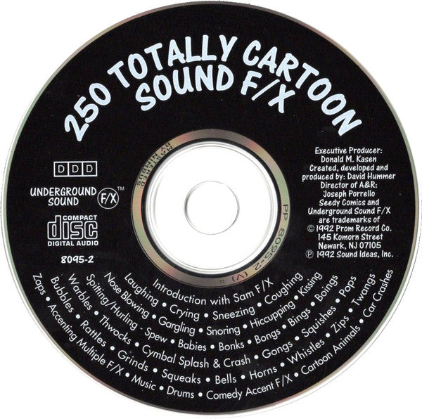 Various : Totally Cartoon Sound F/X (CD-ROM, Comp, DDD)
