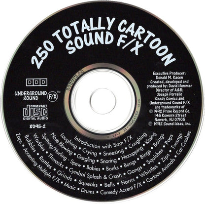 Various : Totally Cartoon Sound F/X (CD-ROM, Comp, DDD)