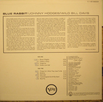 Johnny Hodges - Wild Bill Davis : Blue Rabbit (LP, Album)