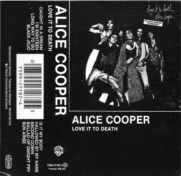 Alice Cooper : Love It To Death (Cass, Album, RE, RM)