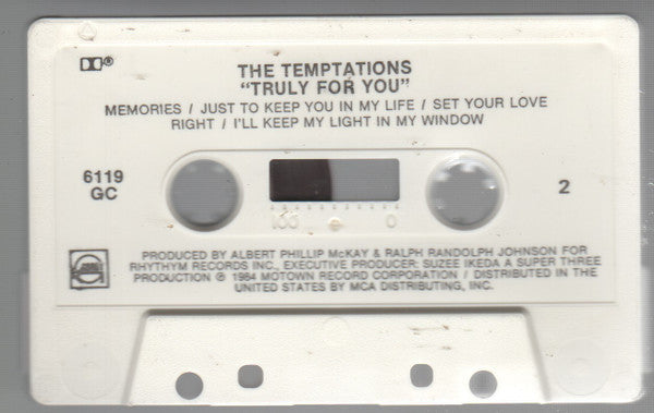 The Temptations : Truly For You (Cass, Album)