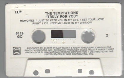 The Temptations : Truly For You (Cass, Album)