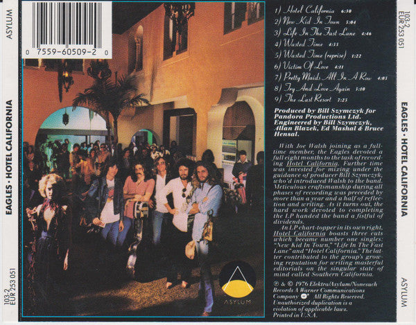 Eagles : Hotel California (CD, Album, RE, SRC)