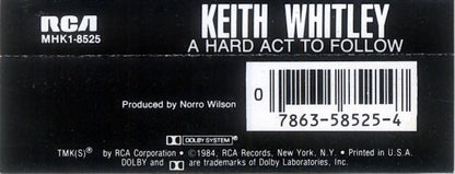 Keith Whitley : A Hard Act To Follow (Cass, MiniAlbum, Dol)