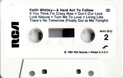 Keith Whitley : A Hard Act To Follow (Cass, MiniAlbum, Dol)