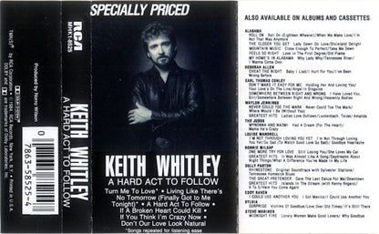 Keith Whitley : A Hard Act To Follow (Cass, MiniAlbum, Dol)