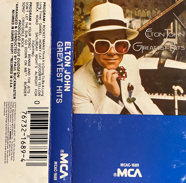 Elton John : Greatest Hits (Cass, Comp)