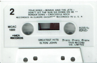Elton John : Greatest Hits (Cass, Comp)