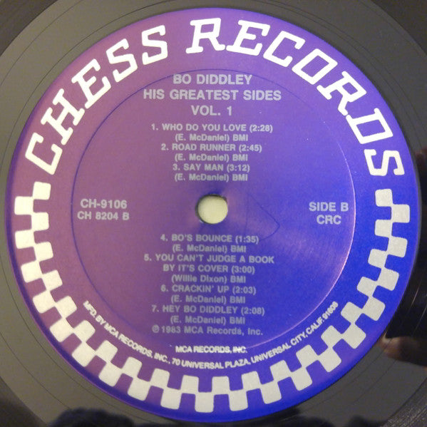 Bo Diddley : His Greatest Sides: Volume One (LP, Comp, Club, Car)