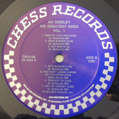 Bo Diddley : His Greatest Sides: Volume One (LP, Comp, Club, Car)